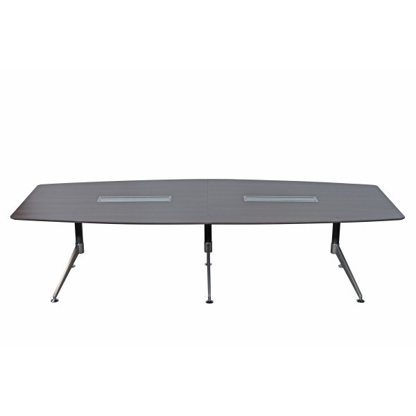 Nero Boardroom Bundle with 8 x Cante Chairs 